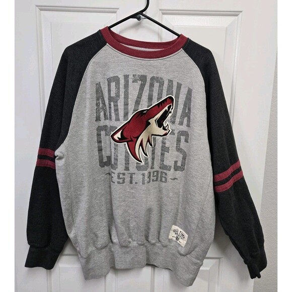 NHL Arizona Coyotes OTH Old Time Hockey Causeway Collection Hoodie L - Picture 1 of 3